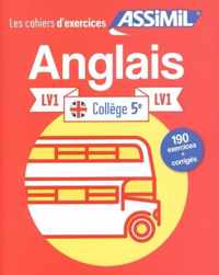 Cahier d'exercices Anglais