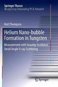 Helium Nano-bubble Formation in Tungsten