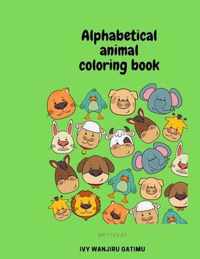 Animal alphabet coloring book