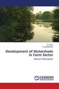 Development of Watersheds in Farm Sector