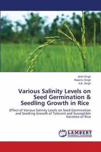 Various Salinity Levels on Seed Germination & Seedling Growth in Rice