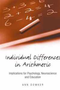 Individual Differences in Arithmetic