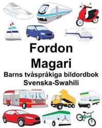 Svenska-Swahili Fordon/Magari Barns tvsprkiga bildordbok