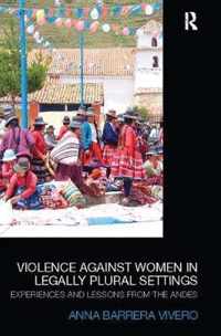 Violence Against Women in Legally Plural Settings