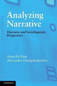 Analyzing Narrative