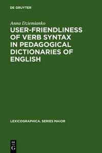 User-friendliness of verb syntax in pedagogical dictionaries of English