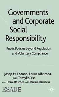 Governments and Corporate Social Responsibility