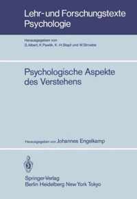 Psychologische Aspekte Des Verstehens