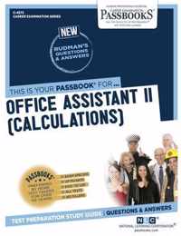 Office Assistant II (Calculations) (C-4572)