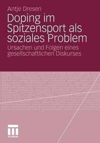 Doping Im Spitzensport ALS Soziales Problem