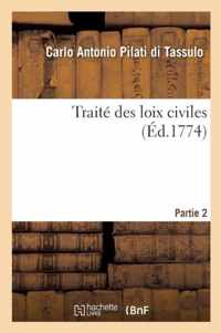 Traite Des Loix Civiles