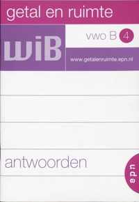 Getal en Ruimte / Vwo B 4 / deel Antwoorden