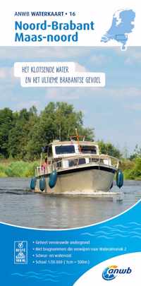 ANWB waterkaart 16 - Noord-Brabant/ Maas-Noord