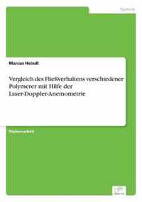 Vergleich des Fliessverhaltens verschiedener Polymerer mit Hilfe der Laser-Doppler-Anemometrie