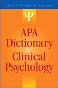 APA Dictionary of Clinical Psychology