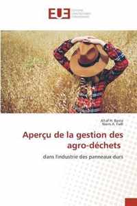 Apercu de la gestion des agro-dechets