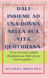 Dali Insieme Ad Una Donna Nella Sua Vita Quotidiana.