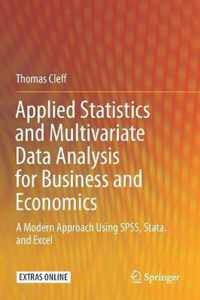 Applied Statistics and Multivariate Data Analysis for Business and Economics