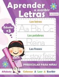 Aprender a escribir letras para NINAS