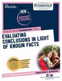 Evaluating Conclusions In Light Of Known Facts (CS-69)