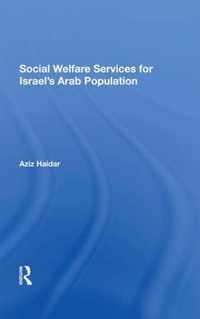 Social Welfare Services For Israel's Arab Population