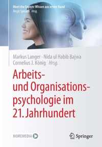 Arbeits- Und Organisationspsychologie Im 21. Jahrhundert