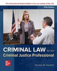 Criminal Law For The Criminal Justice