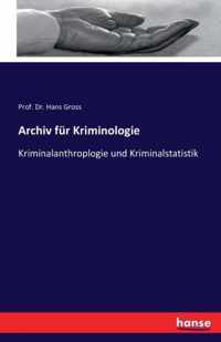 Archiv fur Kriminologie