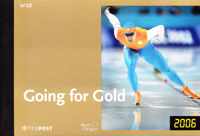 Prestigeboekje 10 ''Going for Gold'' met Ard Schenk en Yvonne van Gennip op 3D postzegels