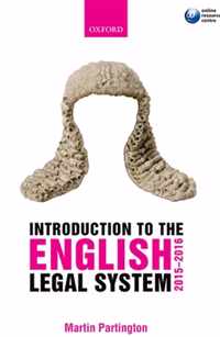 Introduction to the English Legal System 2015-2016