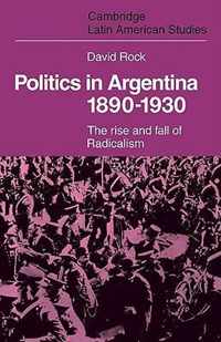 Politics in Argentina, 1890-1930