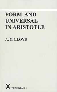 Form and Universal in Aristotle