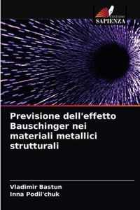 Previsione dell'effetto Bauschinger nei materiali metallici strutturali