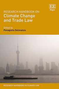 Research Handbook on Climate Change and Trade Law