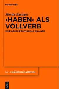 Haben ALS Vollverb