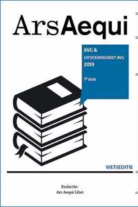 Ars Aequi Wetseditie  -   AVG & uitvoeringswet AVG 2018