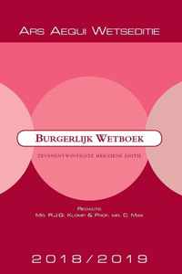 Ars Aequi Wetseditie  -   Burgerlijk Wetboek 2018/2019