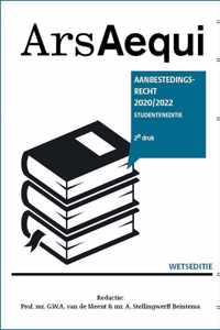 Ars Aequi Wetseditie  -   Aanbestedingsrecht 2020-2022 Studenteneditie