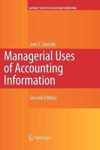 Managerial Uses of Accounting Information