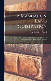 A Manual on Land Registration