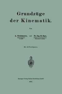 Grundzuge Der Kinematik