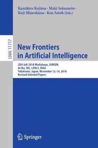 New Frontiers in Artificial Intelligence