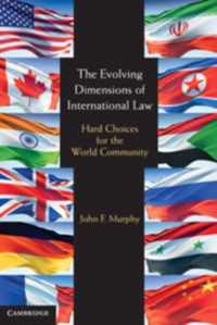 Evolving Dimensions Of International Law