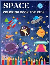 space coloring book for kids