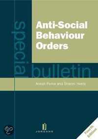 Anti-Social Behaviour Orders