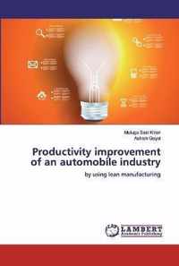 Productivity improvement of an automobile industry