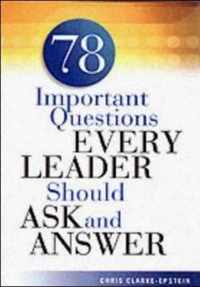 78 Important Questions Every Leader Should Ask and Answer