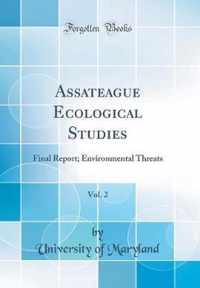 Assateague Ecological Studies, Vol. 2