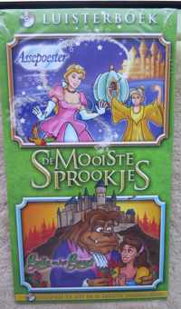 De mooiste sprookjes - Assepoester + Belle en het Beest + cd met kinderliedjes