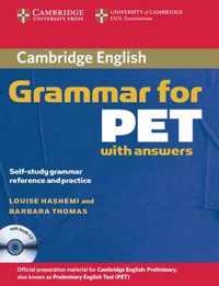 Cambridge Grammar For Pet  Book With Answers And Audio Cd